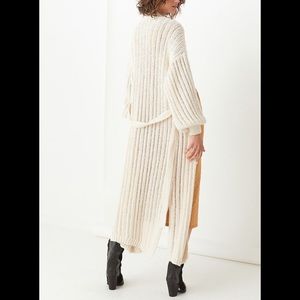 SPELL HEATHER LONG KNIT CARDIGAN